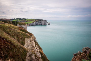 Etretat Normandie falaise mer océan pont arche France