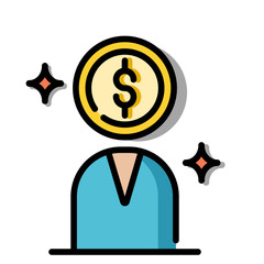 Avaricious LineColor illustration