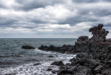 Yongduam Rock in Jeju