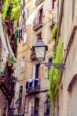 colorful houses in Rome italy
