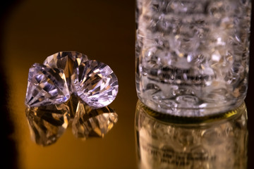 Vodka and Golden Diamonts