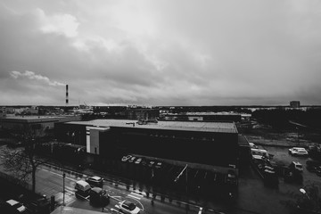 Fototapeta premium Industrial region in the city of Europe