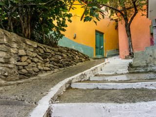 Old town Panagia of Kavala Greece