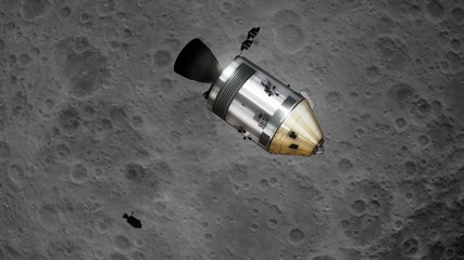 Apollo Command and Service Module, illustration