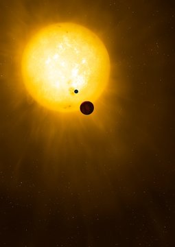 Kepler 1625b Exomoon, illustration