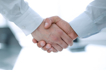 Business people handshake, businessmen hand shake