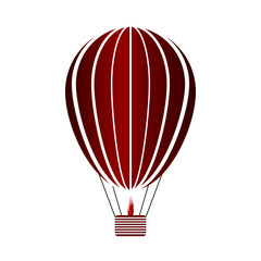 Obraz premium Aerostat icon on white.