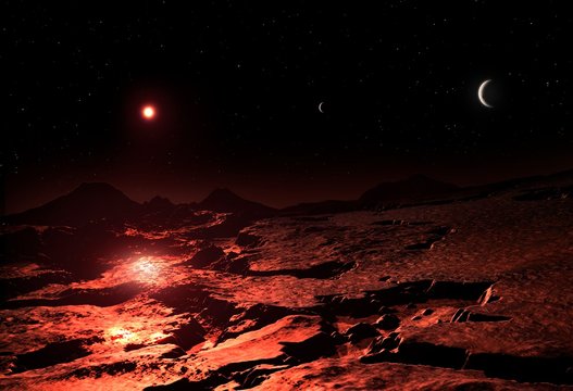 The View from Barnard's Star b, illustration