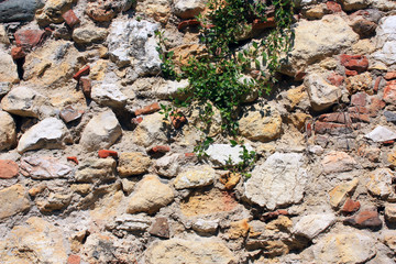 Italien, Verona, altes Mauerwerk