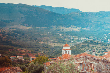 View from the inside of Himara Castle, Albania