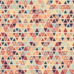Colorful seamless background with randomly colored triangles. Vector eps10.