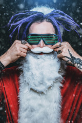 bright extravagant santa