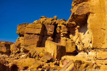 Beauty of Color Canyon in Egypt