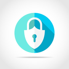 Lock icon. Vector illustration.