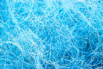 Blue fishing line closely resembles Santas beard