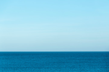 Fototapeta premium Beautiful blue sea and sky