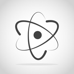 Molecule or Atom icon. Vector illustration.