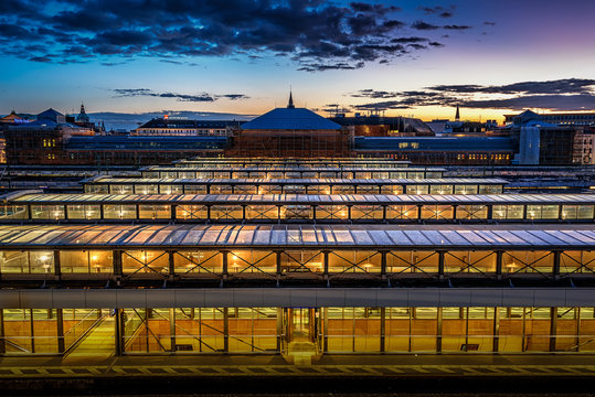 Hauptbahnhof in Hannover von der R&uuml;ckseite