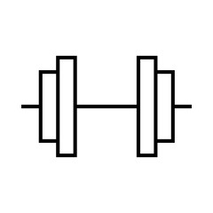 Weight Dumbbell Icon Outline