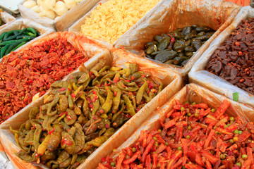 Chinese traditional food, pickled vegetables