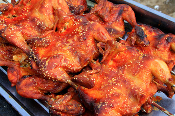 grilled chicken chop, Chinese traditional food