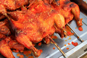 grilled chicken chop, Chinese traditional food