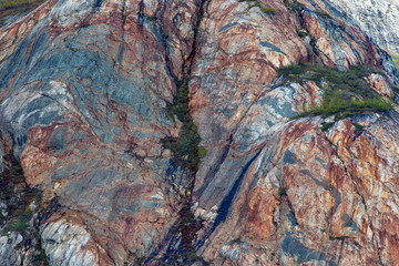 Aerial photos of Alaska Mountains