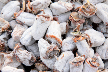 Dried persimmon, a kind of delicious fruit