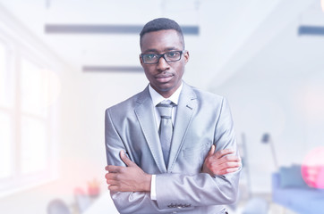 Obraz premium Portrait of young businessman