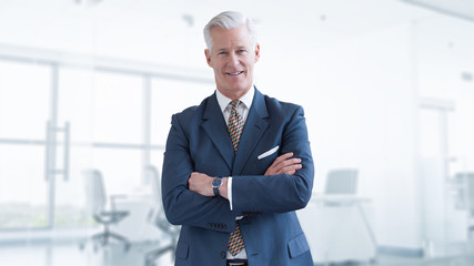 Portrait of senior businessman