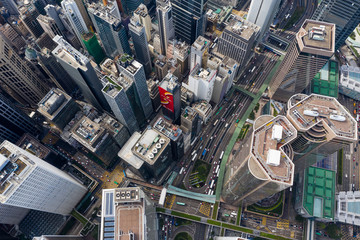 Fototapeta premium Hong Kong business district