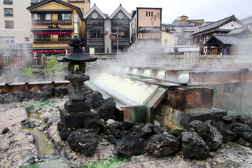 草津温泉・湯畑（群馬県・草津町）