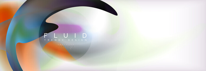 Abstract background holographic liquid colors design