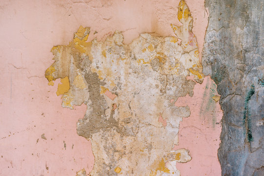 pink wall grunge background wallpeper