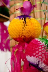 Tradition Chinese toy colorful of roll paper