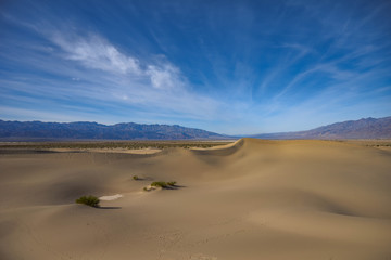 Death Valley Mesquite Flat sand dunes