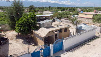 Fototapeta premium Haitian Aerial Home