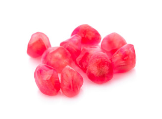 pomegranate isolated on white background