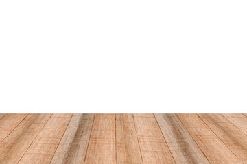 empty wooden table background