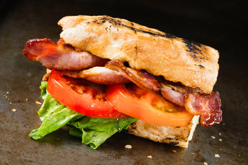 rustic blt sandwich