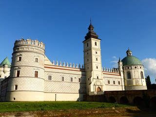 Fototapeta na wymiar Beautiful Renaissance style castle in Krasiczyn, Poland
