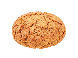 Oatmeal cookies on white background
