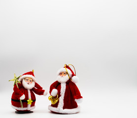 Two santa clauses
