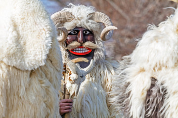 traditional participant called buso of the busojaras event