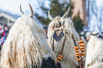 traditional participant called buso of the busojaras event