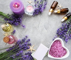 Lavender spa set