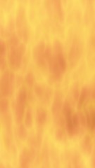 Abstract Fire Background with Flames. Wall of Fire. Glare on the water. 3D illustration