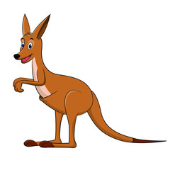 Kangaroo cartoon drawing illustration