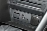 USB port in the car panel
