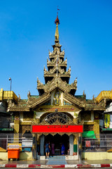 Naklejka premium スーレーパゴダ